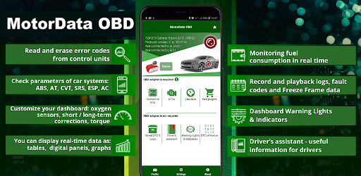 MotorData OBD2 ELM car scanner