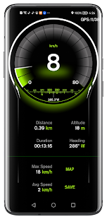 Speed ​​View GPS Pro Екранна снимка