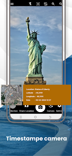 Android application GPS Map Camera: Geotag Photos screenshort