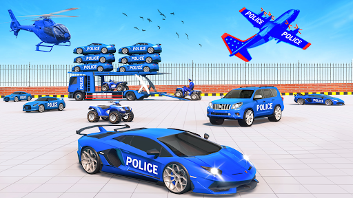 US Police Car Transport Career 3.8 screenshots 1