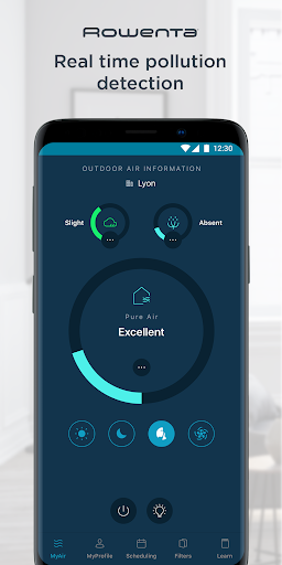 Android application Pure Air by Rowenta screenshort