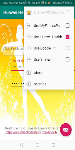 HealthyMe Screen 2