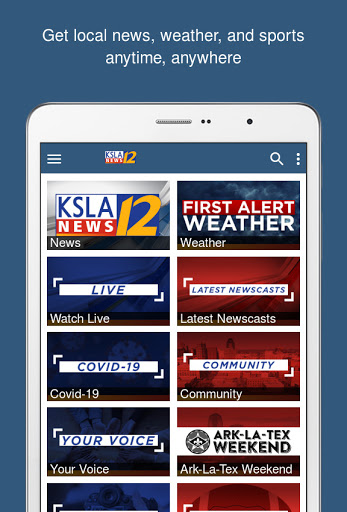 Screenshot of KSLA News 12