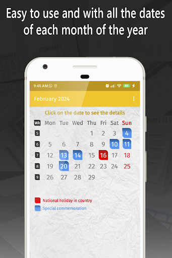 lithuania calendar 2024 Screen 2