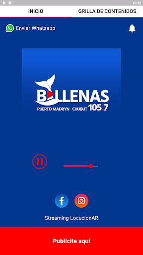 Ballenas FM 105.7 Screen 3