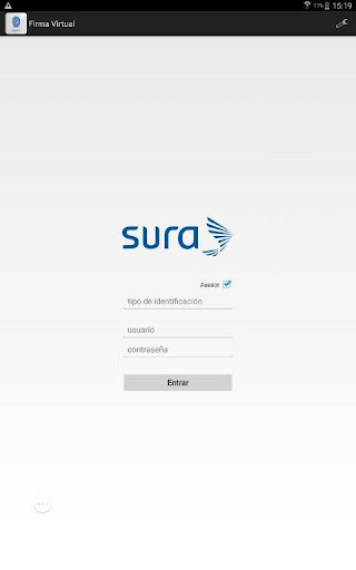 Android application Firma Virtual screenshort