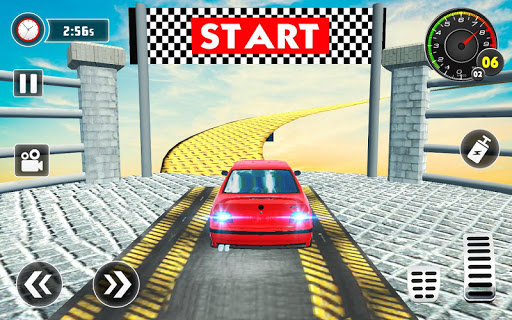Mega Ramp Car Racing Impossible Stunt Games 2021