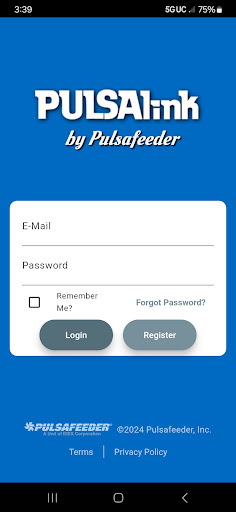 Android application PULSAlink screenshort