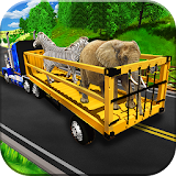 Zoo Animal Transport Truck 3D icon
