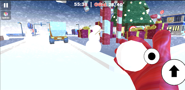 Snow ball simulator 3D game