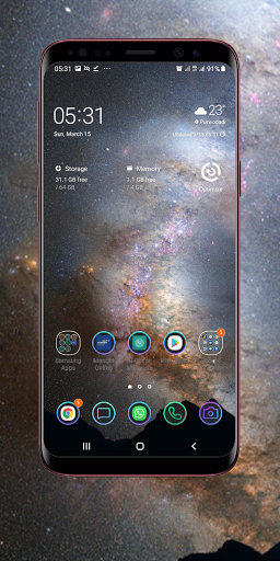 Starry Sky Wallpaper Screen 3