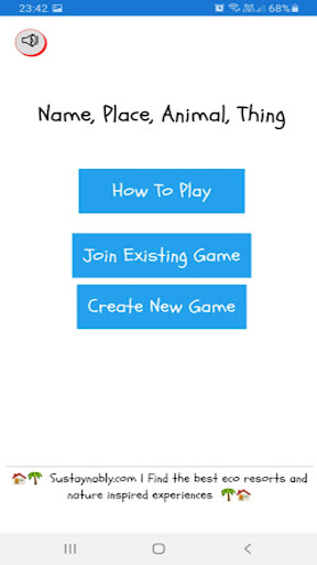 Name Place Animal Thing Online Screen 3