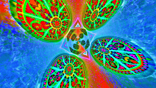Screenshot of Crystal Tunnels Live Wallpaper