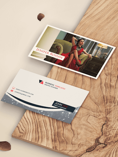 Screenshot of Business Card Maker, Templates