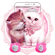 かわいいかわいいピンクの猫のテーマ