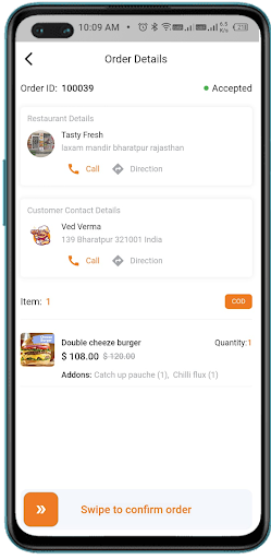 Direct Delivery Screen 3