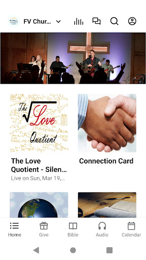 Screenshot of Fox Valley Church WI