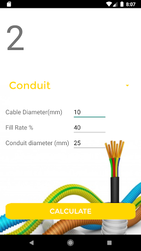 Cable Filling Rate Screen 3