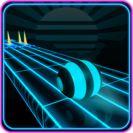 Neon Rolling Ball logo