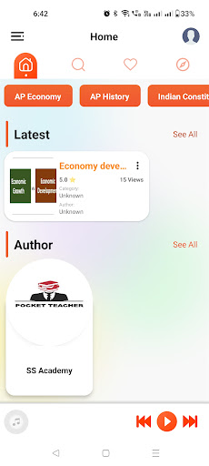 Android application Mana Telugu Sahityam screenshort