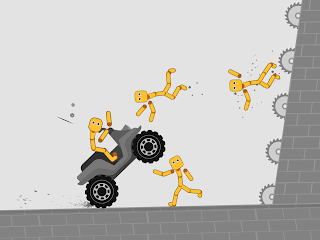 Stickman Car Destruction Games - Screenshot 1