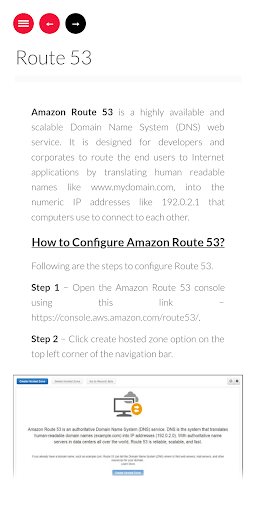 Learn AWS Tutorial Offline Screen 3