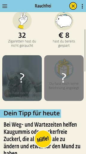 Die Rauchfrei App Screen 3