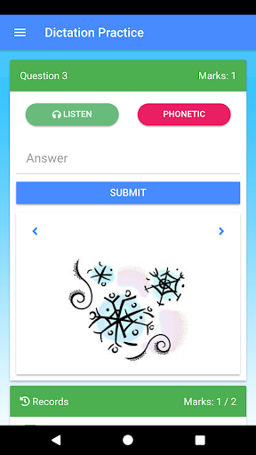 Screenshot of FunFunSpell English Dictation