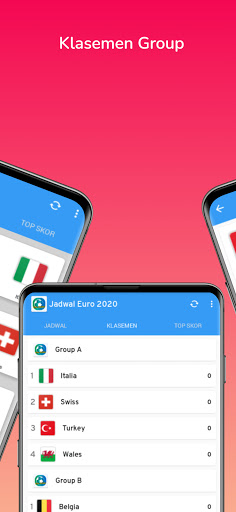 Jadwal Euro 2020/2021 Screen 2