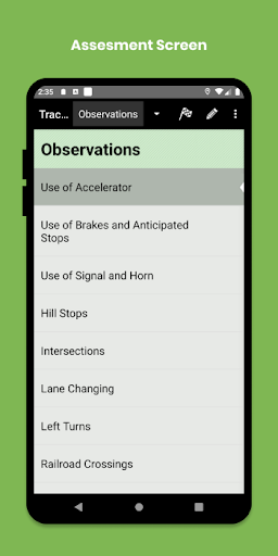 Trackit Assessment Screen 3