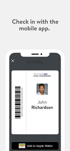 Screenshot of Erie Fitness Now and Level Red