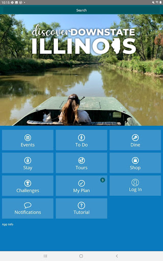 Screenshot of Discover Downstate Illinois