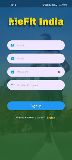 MeFit India Coach Screen 3