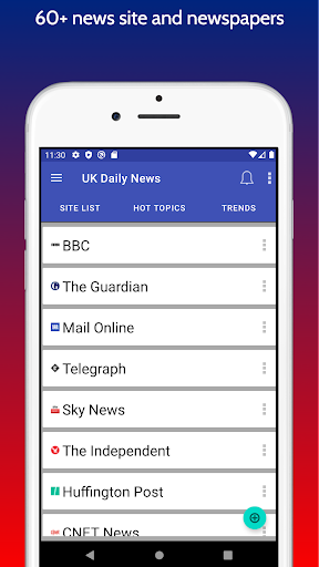 Android application UK Daily News screenshort