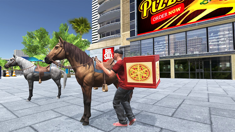 Mounted Horse Pizza Delivery - 1.4 - (Android)