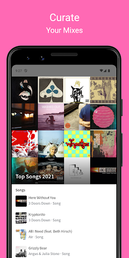 Screenshot of mStream Player