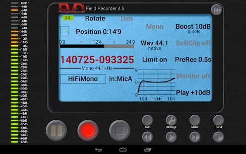 Field Recorder Captura de pantalla