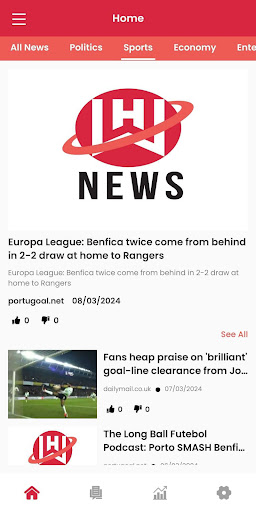 Android application WH News WH NEWS APP screenshort