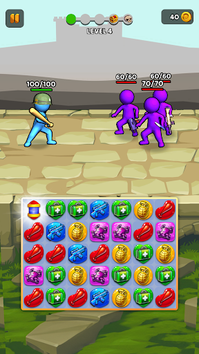 Android application Match Soldier screenshort