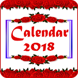 Calendar 2018 (Including Holidays) icon