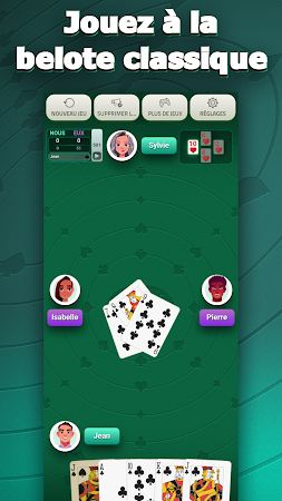 Game screenshot Belote Hors Ligne Individuel mod apk