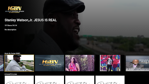Android application HIS GRACE BROADCASTING NETWORK screenshort