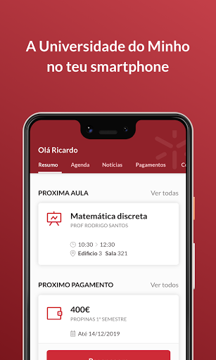 App UMinho Screen 2