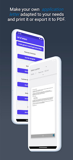 Android application AI: Cover Letter Maker screenshort