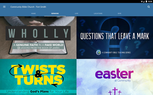 Screenshot of Community Bible Church