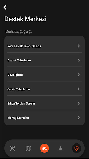 Turuncu Motosiklet Takip Screenshot 3 - AppWisp.com