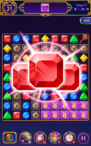 Screenshot of Jewels Crush Magic(Match 3)