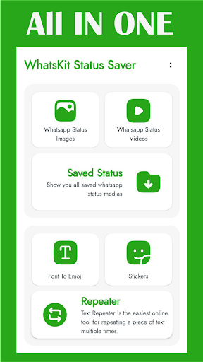Android application Whatstatus status saver screenshort