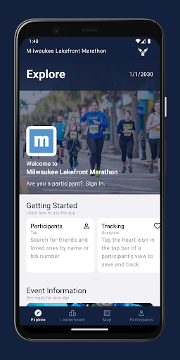 Android application Milwaukee Lakefront Marathon screenshort