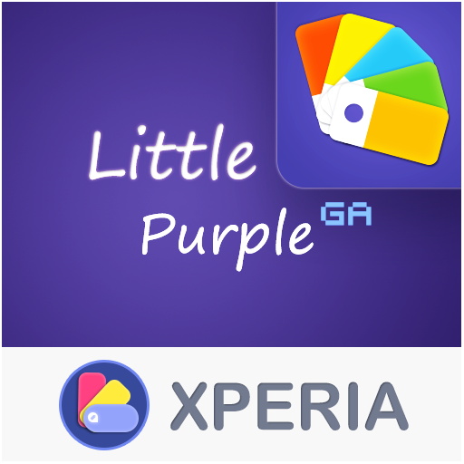 LITTLE™ XPERIA Theme | Purple logo